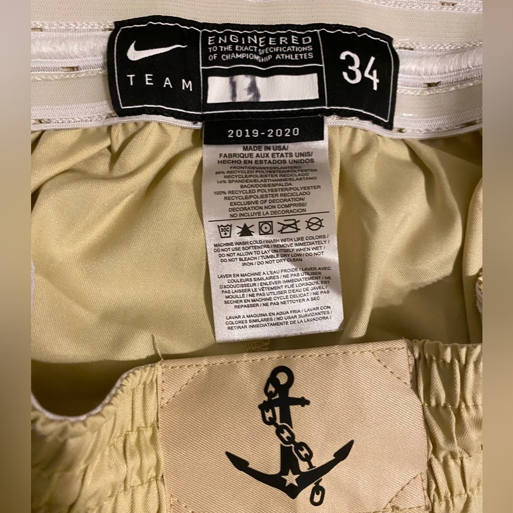 Nike Vanderbilt Basketball Shorts (Gold) - Picture 6 of 6